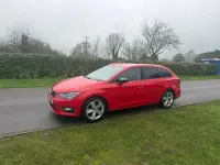 Begagnad Seat Leon FR 2015 Röd Kombi