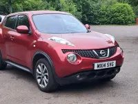 Used Nissan Juke Tekna 117 HP (86 kW) 2014 Red SUV
