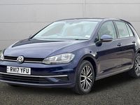 Used VW Golf VII SE 125 HP (91 kW) 2017 Blue Hatchback