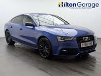 Used Audi A5 Sportback Advanced 245 HP (180 kW) 2016 Blue Hatchback