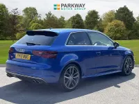 Used Audi S3 Sportback Design 300 HP (220 kW) 2015 Blue Hatchback