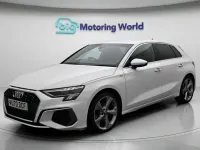 Used Audi A3 Sportback S-Line 150 HP (110 kW) 2020 White Hatchback