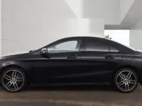 Used Mercedes CLA220 AMG line 177 HP (130 kW) 2018 Black Coupe