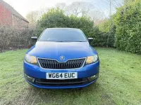 Used Skoda Rapid Sport 105 HP (77 kW) 2014 Blue Hatchback
