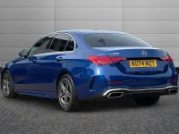 Used Mercedes C200 AMG line 221 HP (162 kW) 2025 Blue Sedan
