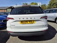 Used Skoda Karoq SE Drive 110 HP (80 kW) 2024 Moon white metallic SUV