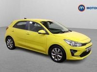 Used Kia Rio 120 HP (88 kW) 2021 Yellow Hatchback
