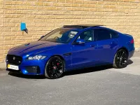 Used Jaguar XF S 300 HP (220 kW) 2016 Blue Sedan