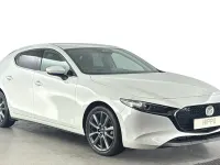 Used Mazda 3 Exclusive-Line 186 HP (136 kW) 2025 White Hatchback