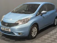 Used Nissan Note Acenta 80 HP (58 kW) 2016 Blue Hatchback
