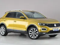 Used VW T-Roc SEL 150 HP (110 kW) 2021 Yellow SUV
