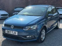 Used VW Polo Edition 90 HP (66 kW) 2017 Blue Hatchback
