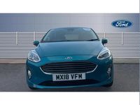 Used Ford Fiesta Titanium 100 HP (73 kW) 2018 Blue Hatchback