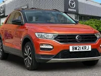 Used VW T-Roc SE 150 HP (110 kW) 2021 Orange SUV