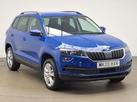 Used Skoda Karoq SE Technology 116 HP (85 kW) 2020 Blue SUV