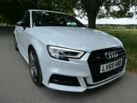 Used Audi S3 Sportback Black Edition 296 HP (217 kW) 2019 Ibis white Hatchback