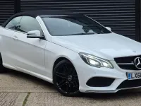 Used Mercedes E220 AMG line 2016 White Cabriolet