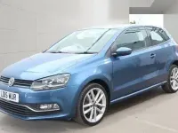 Used VW Polo SEL 2015 Blue Hatchback