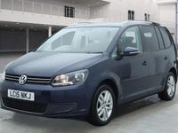 Used VW Touran SE 105 HP (77 kW) 2015 Blue MPV