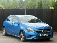 Used Mercedes A180 2015 Blue Hatchback