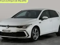 Used VW Golf VIII R-line 150 HP (110 kW) 2023 White Hatchback