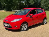 Used Ford Fiesta Zetec 2012 Red Hatchback