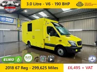 Used Mercedes Sprinter 190 HP (139 kW) 2018 Yellow Van