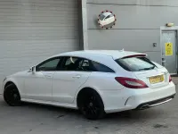 Used Mercedes CLS220 AMG line 177 HP (130 kW) 2017 White Coupe
