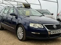 Usado VW Passat Highline 2008 Azul Carrinha