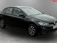 Used VW Polo Life 95 HP (69 kW) 2023 Black Hatchback