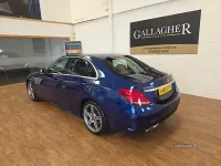 Used Mercedes C220 AMG line 2018 Blue Sedan
