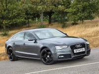 Used Audi A5 S-Line 177 HP (130 kW) 2014 Grey Coupe