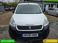 used Peugeot Partner 1.6 BLUE HDI PROFESSIONAL L1 100 BHP IN WHITE WITH 63,962 MILES AND A FULL