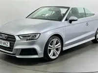 Used Audi A3 Cabriolet S-Line 150 HP (110 kW) 2018 Silver Cabriolet
