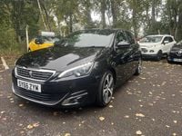 Used Peugeot 308 GT-line 130 HP (95 kW) 2017 Black Hatchback