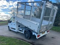 used Vauxhall Movano 2.3 CDTI BiTurbo H1 Crew Cab caged side tipper