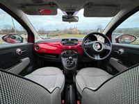 Used Fiat 500 Lounge 69 HP (50 kW) 2008 Red Hatchback