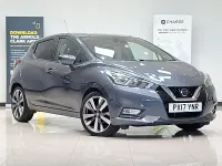 Begagnad Nissan Micra Tekna 90 HK (66 kW) 2017 Grå Halvkombi