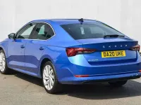Used Skoda Octavia SE L First Edition 150 HP (110 kW) 2020 Race blue metallic Hatchback