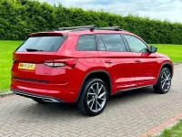 Used Skoda Kodiaq SportLine 150 HP (110 kW) 2019 Red SUV