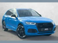 Used Audi Q5 Black Edition 245 HP (180 kW) 2020 Blue SUV