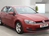 Used VW Golf VII Edition 110 HP (80 kW) 2016 Red Hatchback