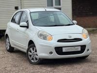 Begagnad Nissan Micra Acenta 2011 Vit Halvkombi