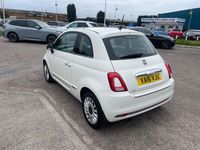 Used Fiat 500 Lounge 69 HP (50 kW) 2016 White Hatchback