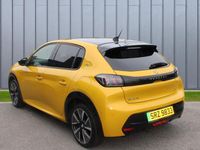 Used Peugeot e-208 GT 98 kW (134 HP) 2021 Yellow Hatchback
