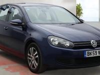 Usado VW Golf VI SE 140 HP (102 kW) 2009 Azul Citadino
