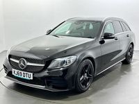 Used Mercedes C220 AMG line 194 HP (142 kW) 2020 Black Estate