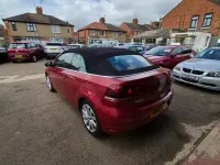 Used VW Golf Cabriolet SE 105 HP (77 kW) 2012 Red Cabriolet