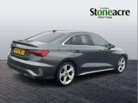 Begagnad Audi A3 S-Line 150 HK (110 kW) 2022 Grå Sedan
