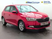 Used Skoda Fabia SE 75 HP (55 kW) 2018 Red Hatchback